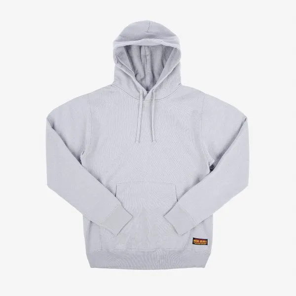 14oz Ultra Heavyweight Loopwheel Cotton Hoodie - Grey