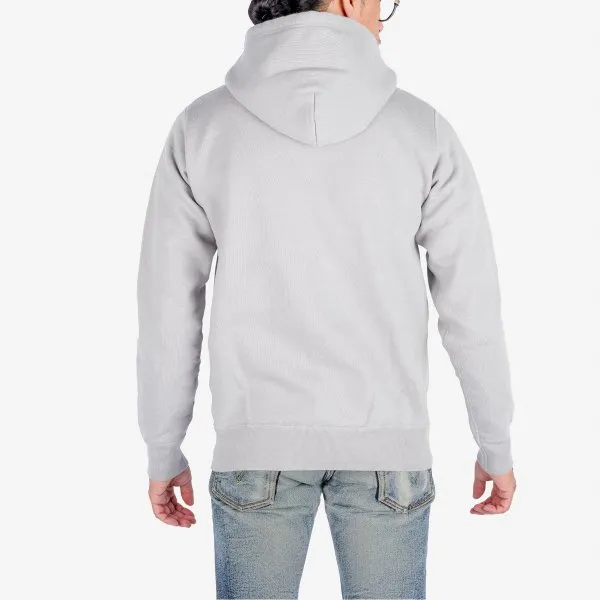 14oz Ultra Heavyweight Loopwheel Cotton Hoodie - Grey