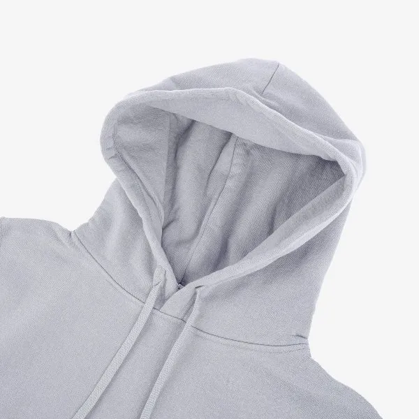 14oz Ultra Heavyweight Loopwheel Cotton Hoodie - Grey