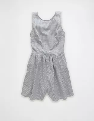 AE High Neck Fit & Flare Romper-