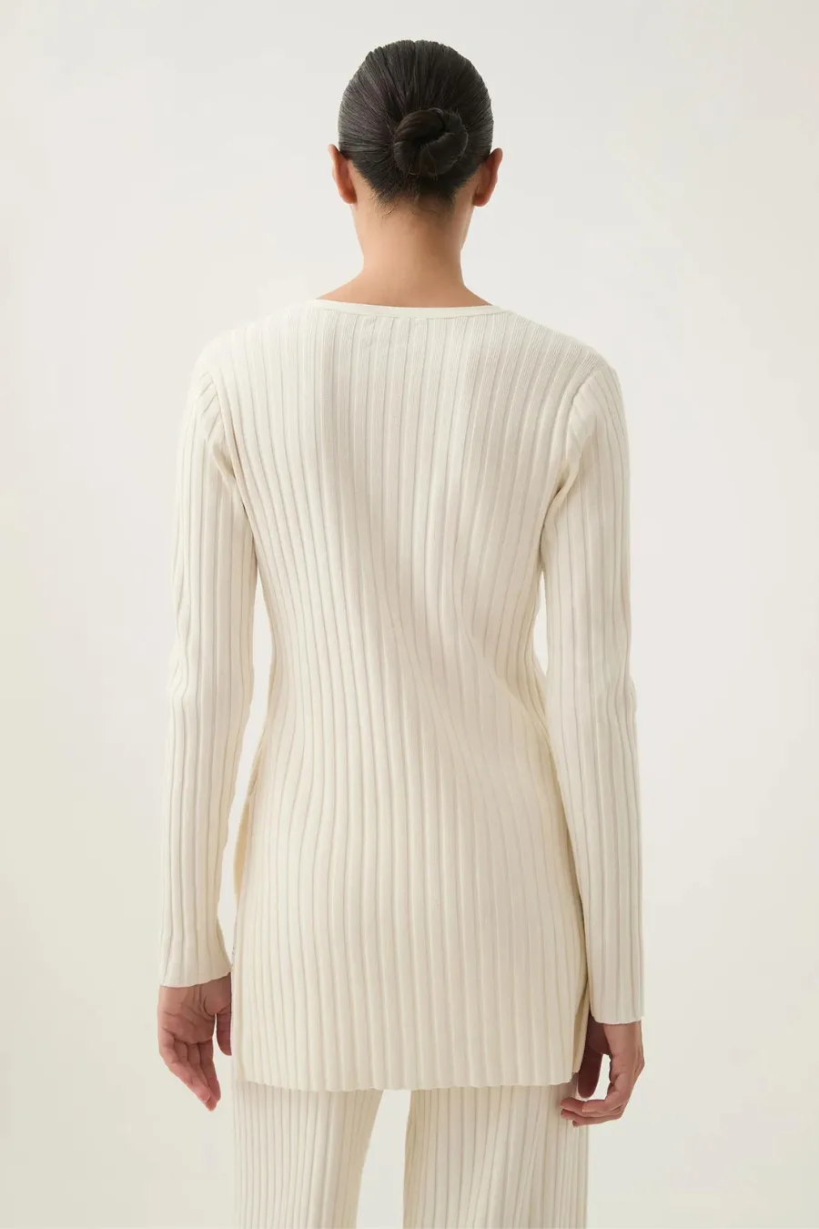 Aje Archer Logo Trim Knit Tunic