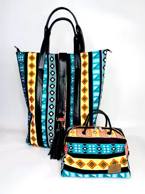 Akwa Oversized Nurses Bag with Leather Tassels