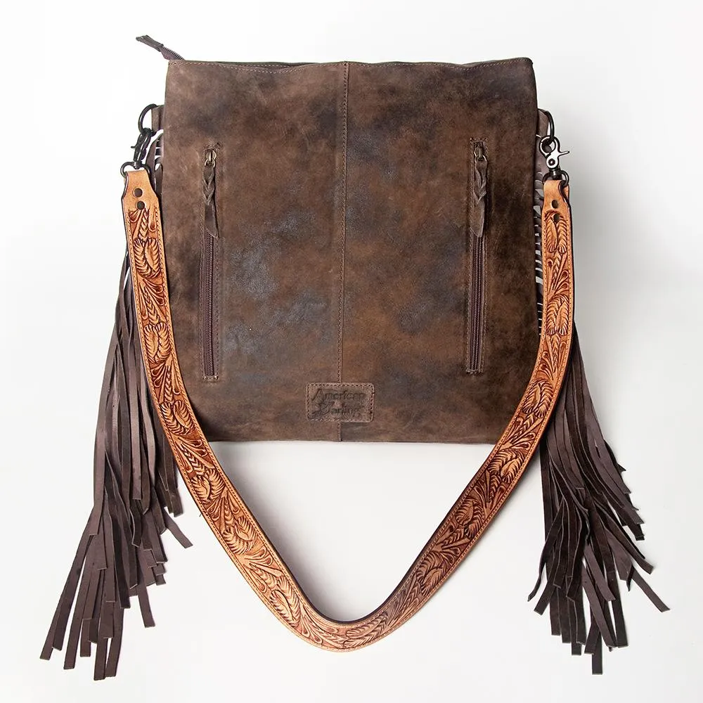 American Darling Large Leather Fringe Bag