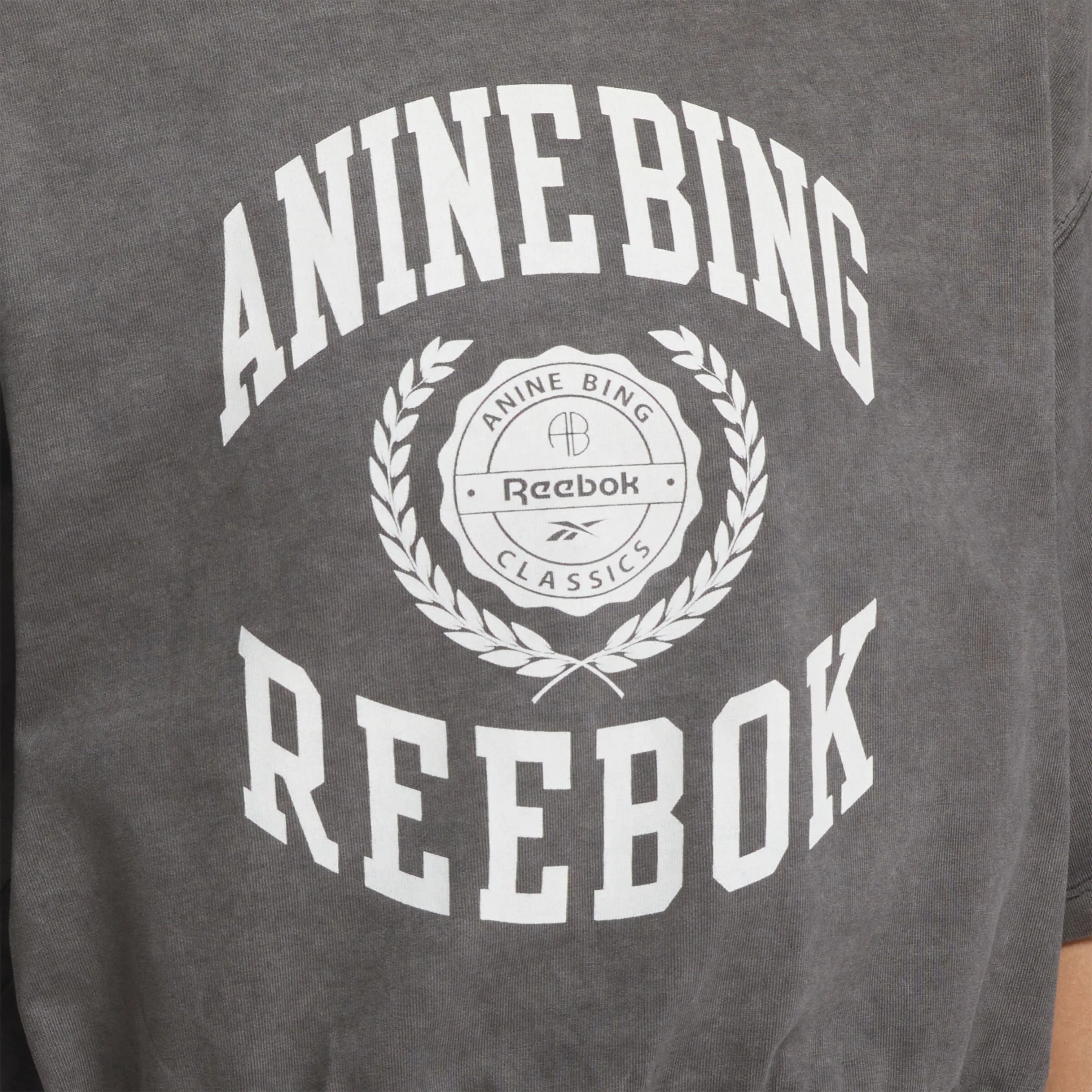 Anine Bing X Reebok Tee Night Black