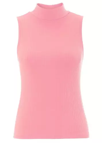 Aniston High Neck Vest Top | Grattan