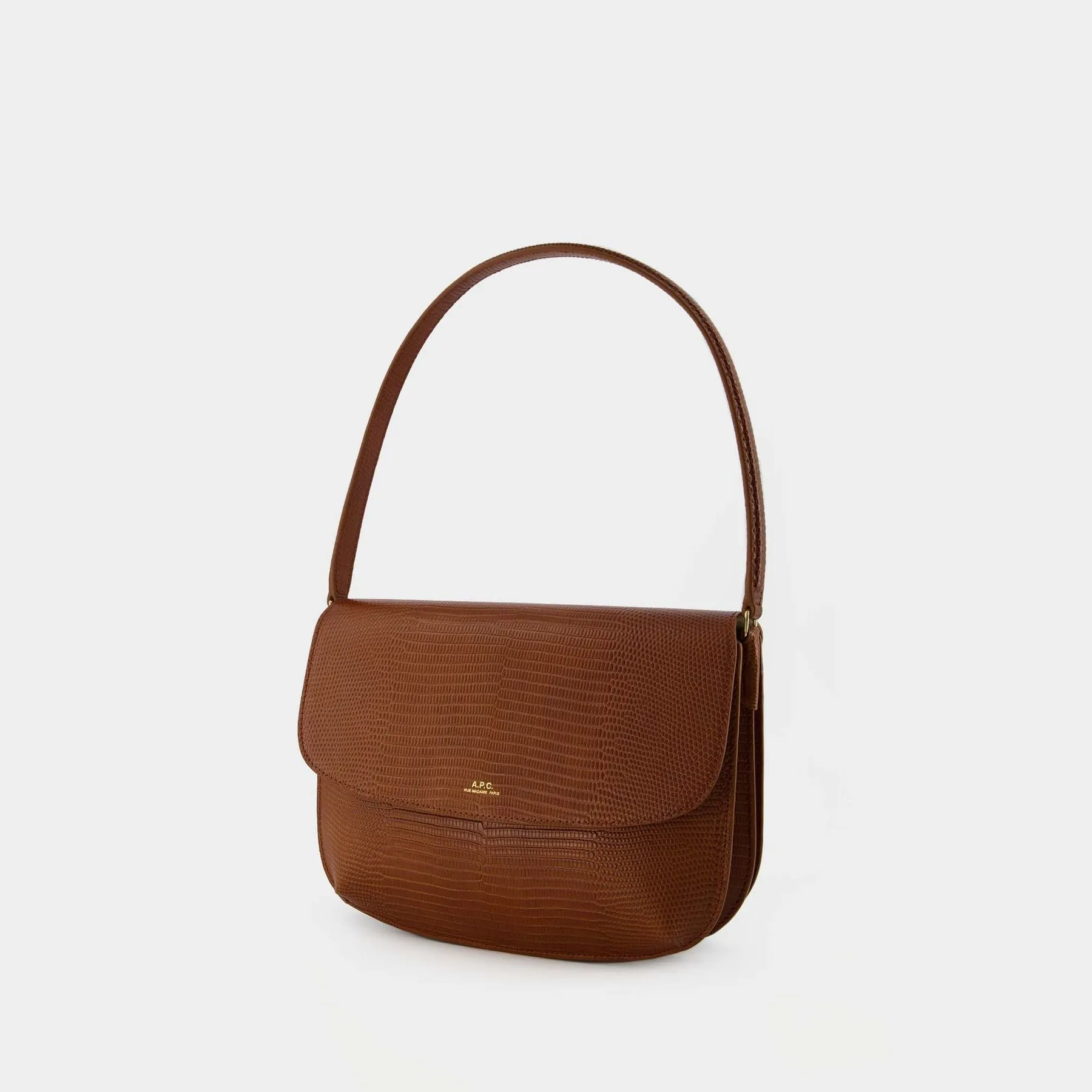 A.P.C.  Sarah Hobo Bag - A.P.C. - Hazelnut - Leather