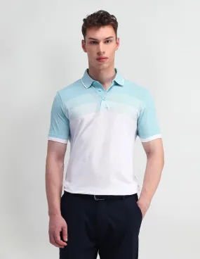 Arrow Colourblocked Cotton Polo Shirt