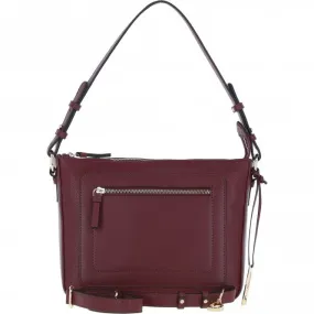 Ashwood Leather Shoulder Bag Wine: Z-72