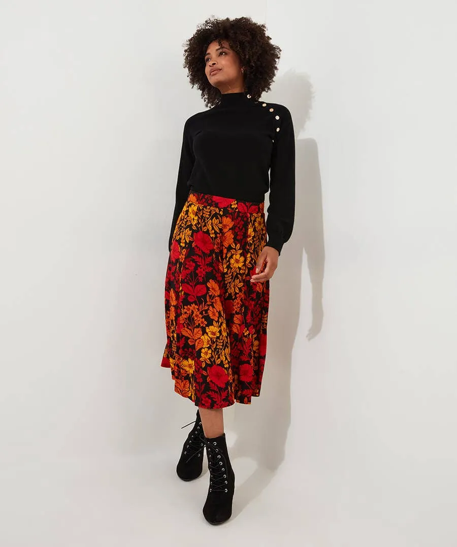 Autumn Florals Skirt