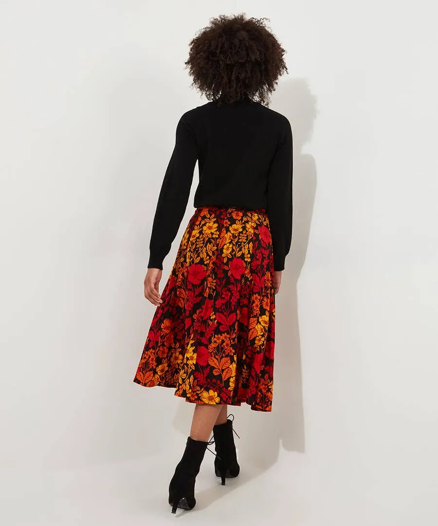 Autumn Florals Skirt