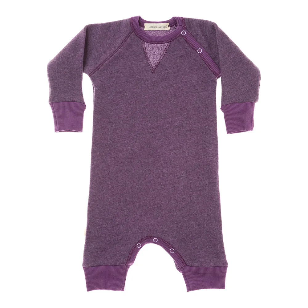 Baby Sherpa Heathered Romper