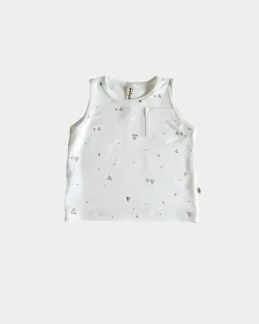 Babysprouts Pocket Tank - Triangles