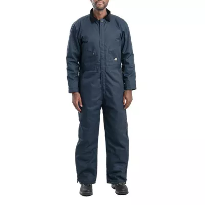 Berne Heritage Mens Big and Tall Insulated Long Sleeve Workwear Coveralls