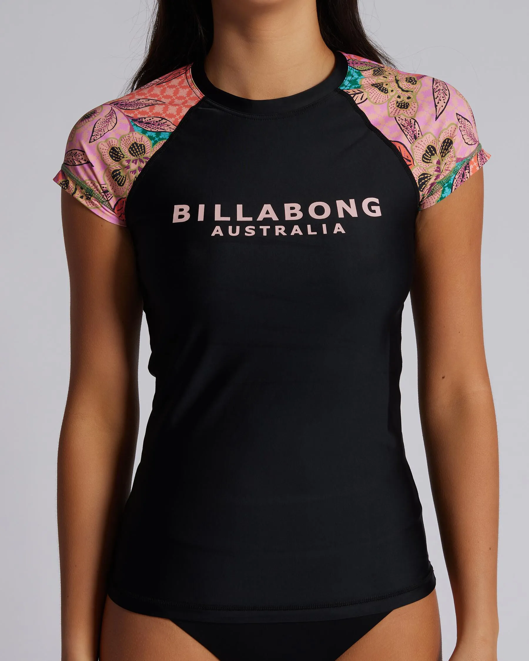 Billabong Visions Of Paradise Wahine Cap Sleeve Rash Vest