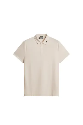 Bison Regular Jacquard Polo / Moonbeam