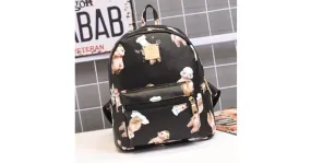 Black Cute Cartoon Baby Mini Backpack Bag