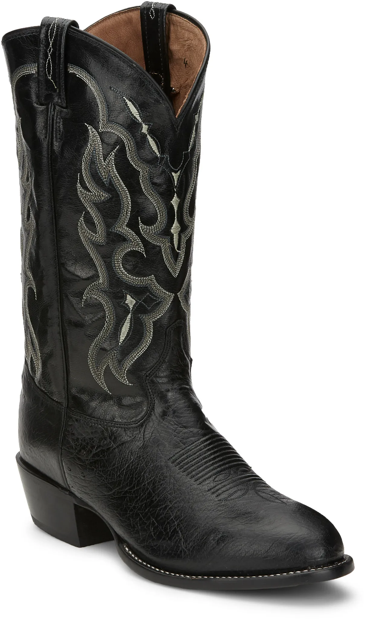 Bonham 13" Smooth Ostrich Western Boot