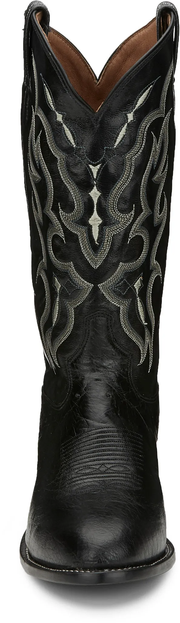 Bonham 13" Smooth Ostrich Western Boot