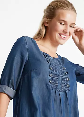 bonprix Chambray Denim Tunic | Grattan