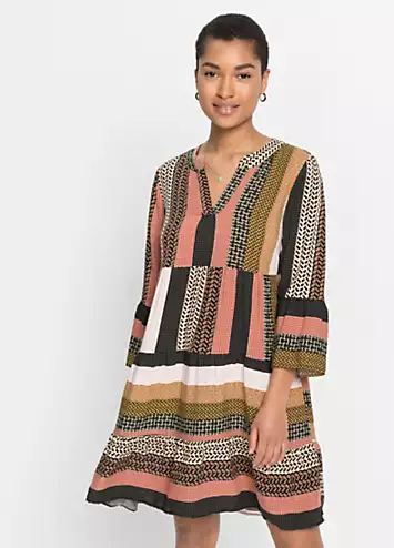 bonprix Patchwork Tunic Dress | Grattan