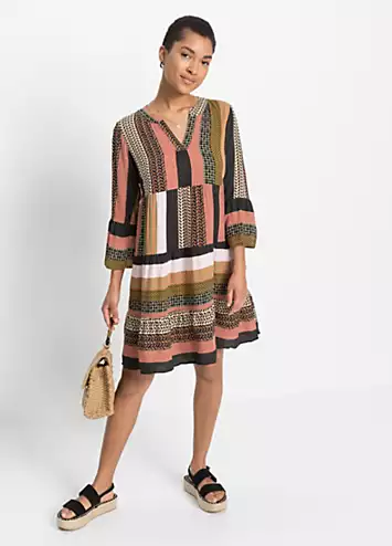 bonprix Patchwork Tunic Dress | Grattan