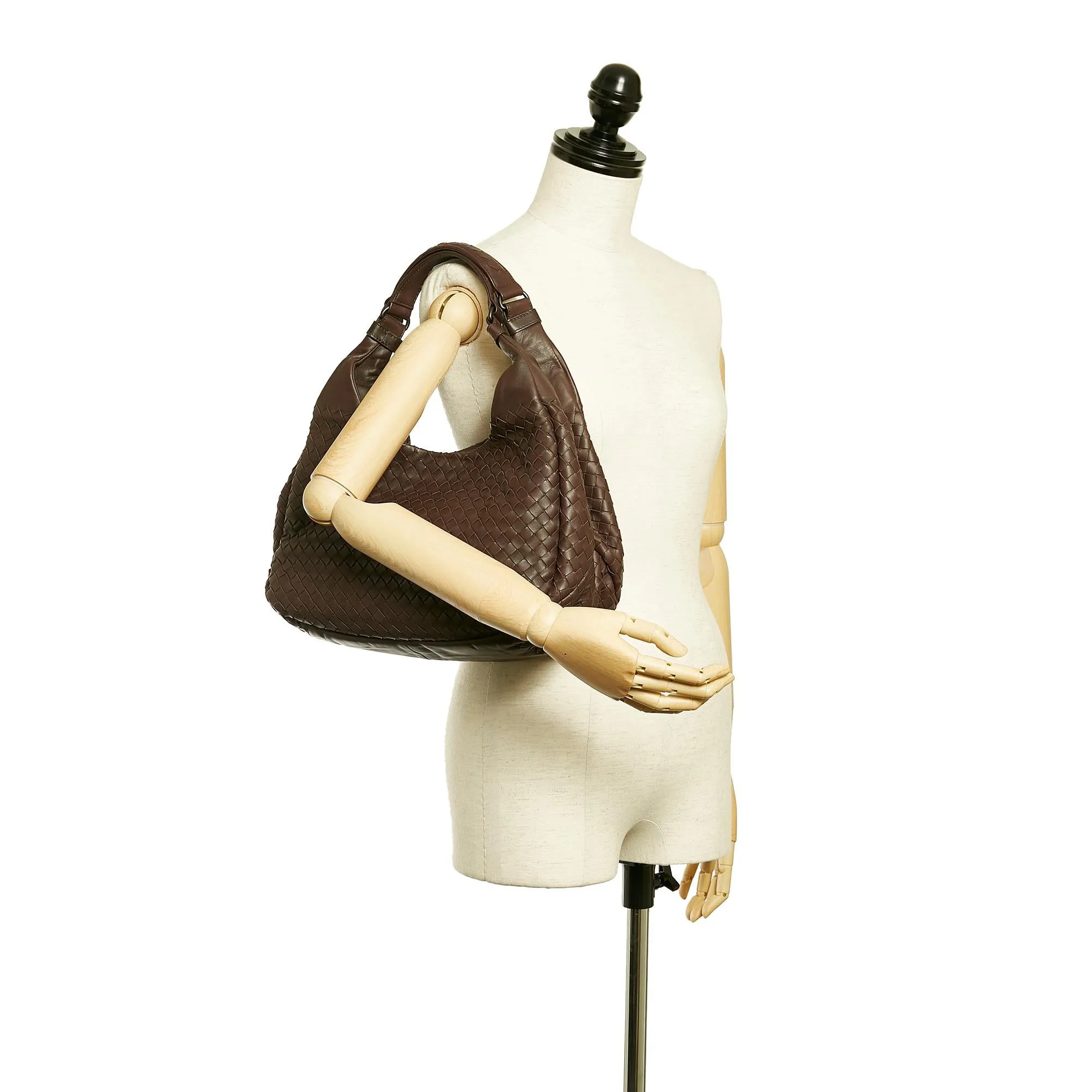 Bottega Veneta Intrecciato Campana Shoulder Bag