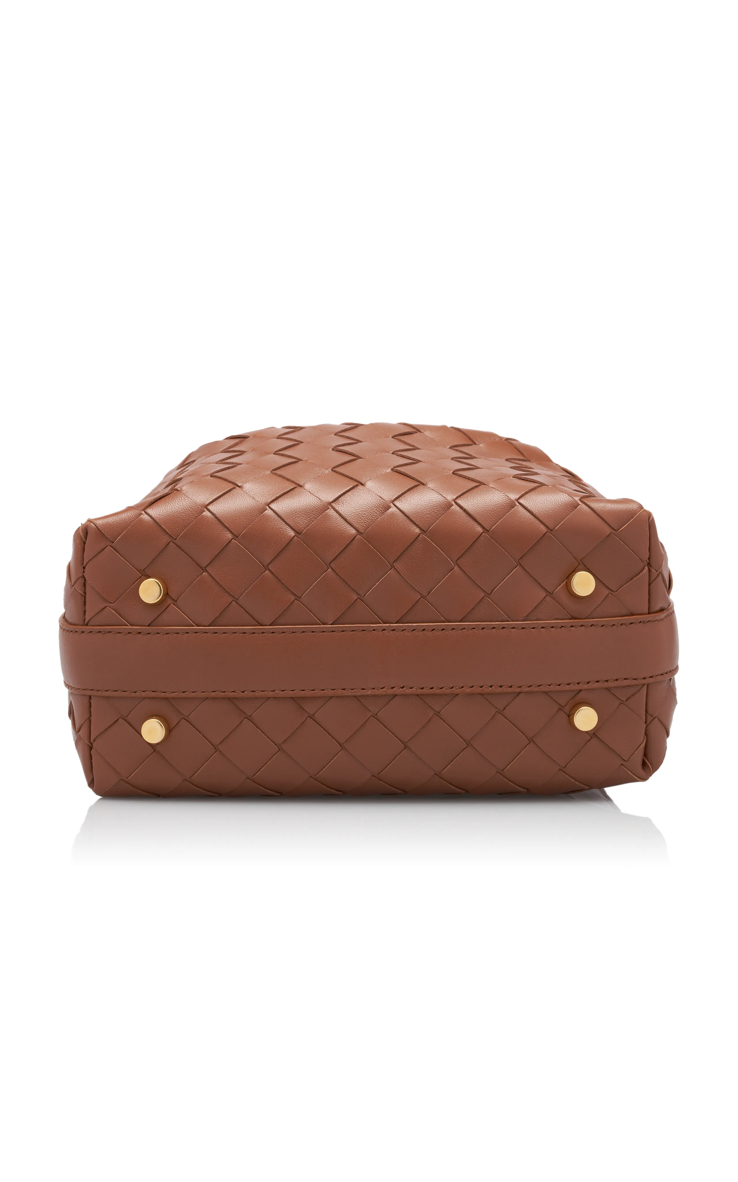 Bottega Veneta Small Washbag Intrecciato Leather Bag