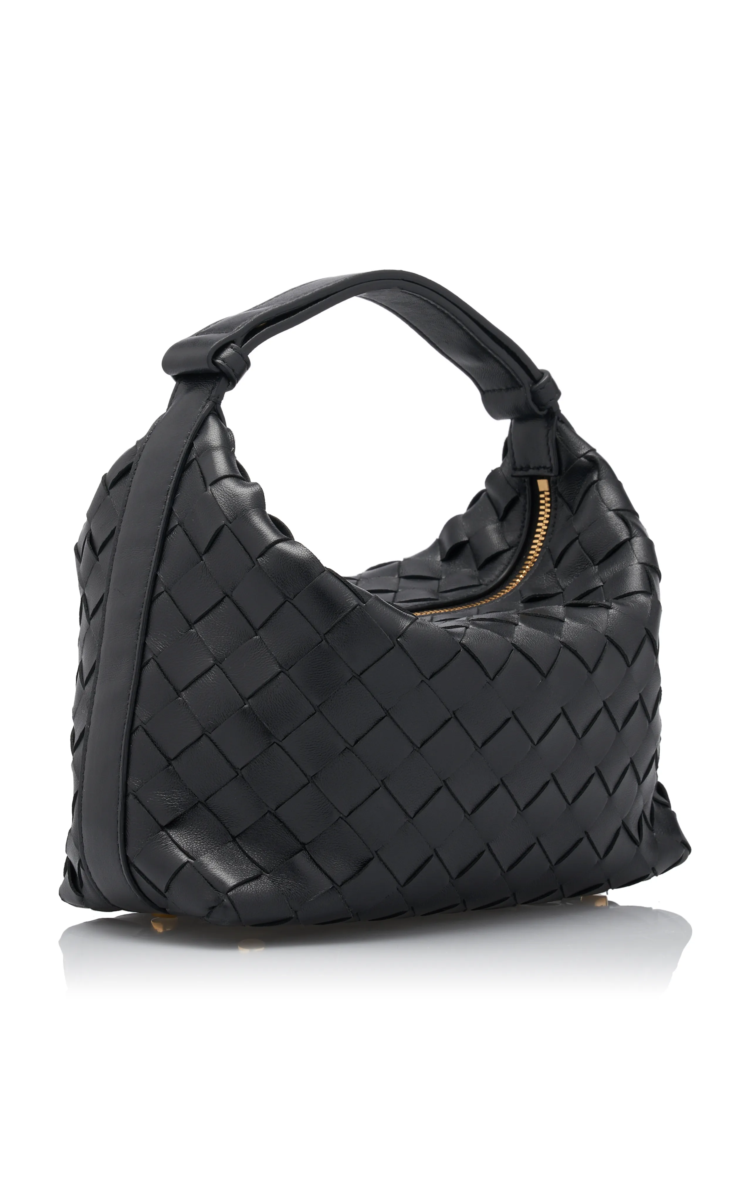 Bottega Veneta Small Washbag Intrecciato Leather Bag