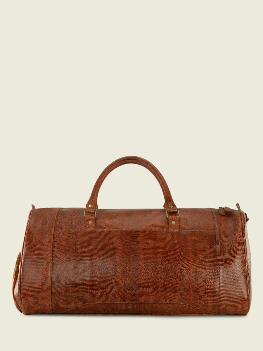 Brown Leather Bag for Men - Le48h 1960 Amber | PAUL MARIUS