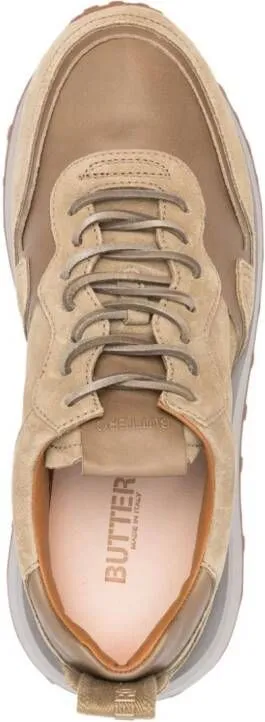 Buttero Futura panelled sneakers Neutrals