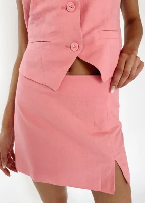 Cam Skirt - Peach Romance