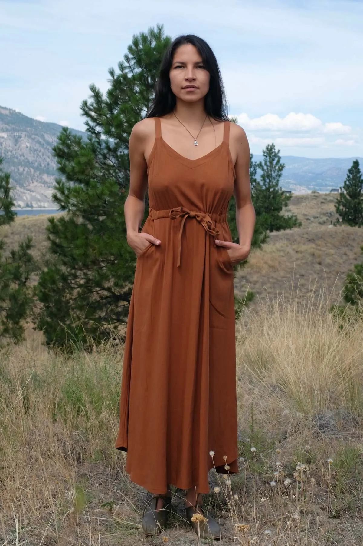 Canna Dress - Copper