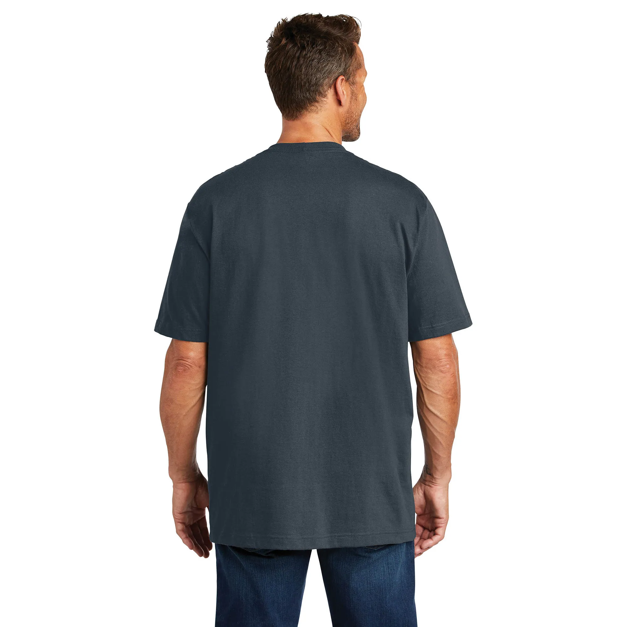 Carhartt K87 Workwear Pocket Short Sleeve T-Shirt - Bluestone