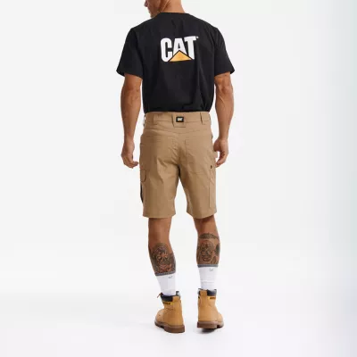 CAT Ripstop Mens Hammer Loop Workwear Shorts