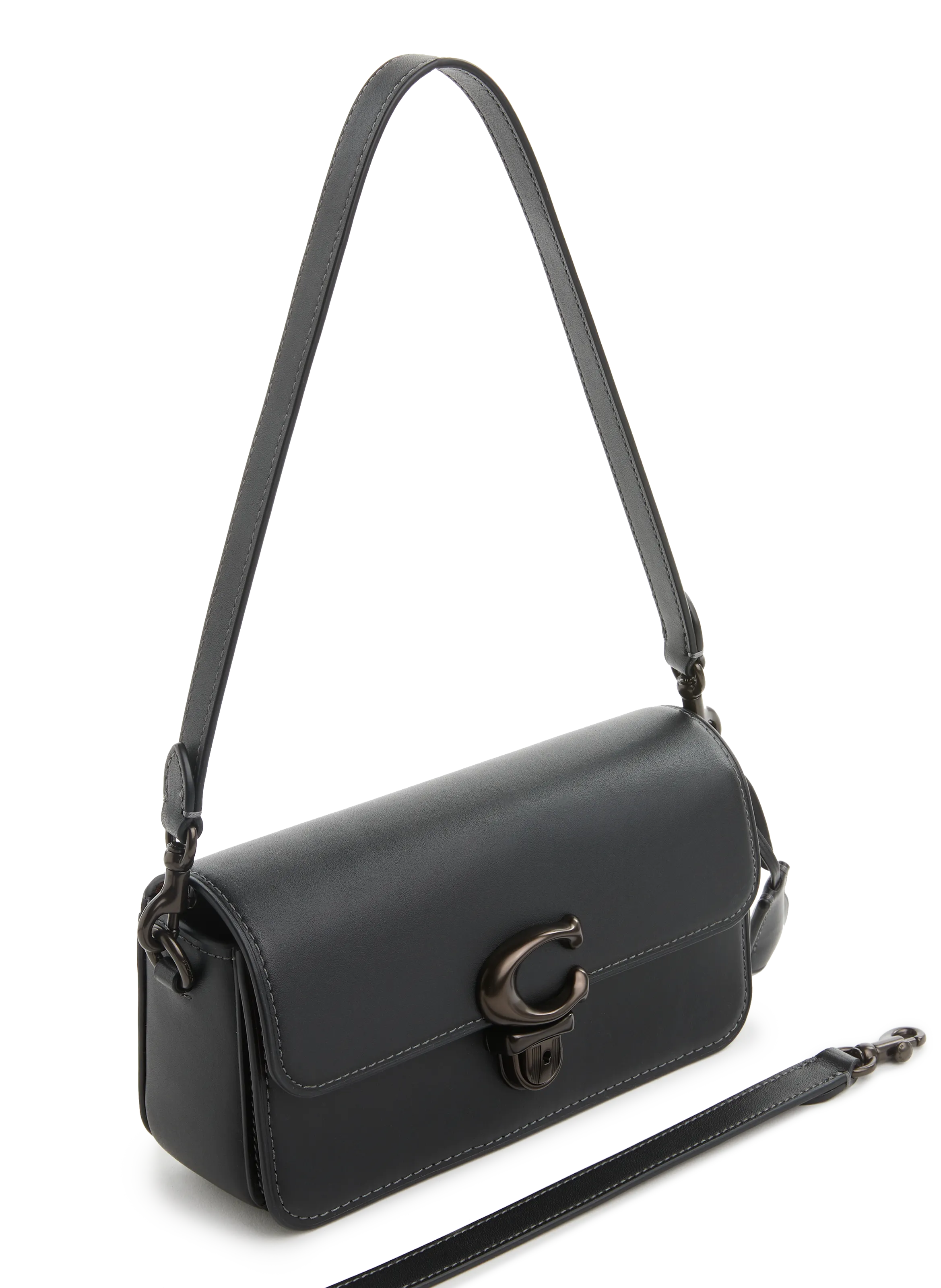 COACH  Studio leather baguette bag - Black