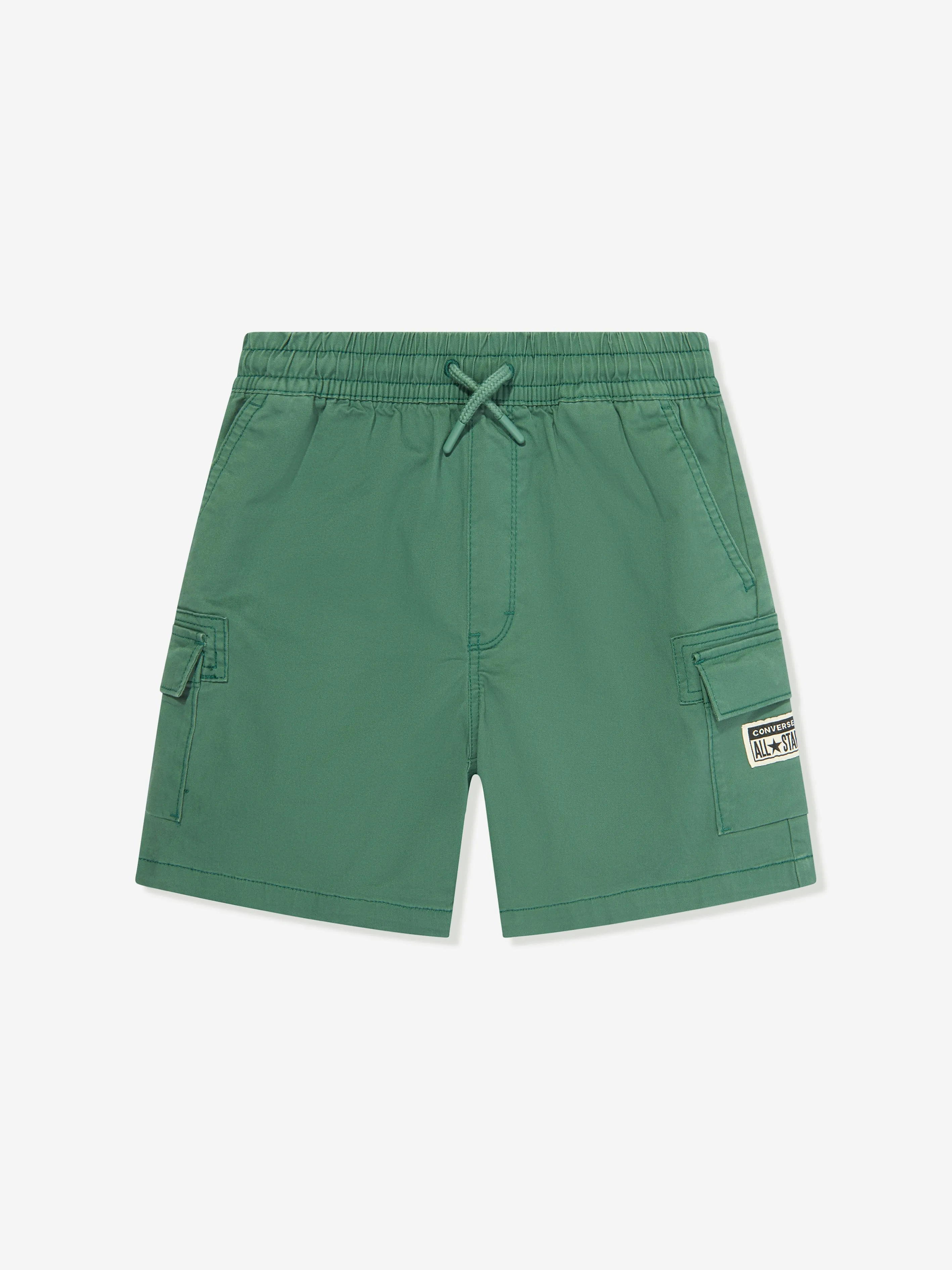 Converse Boys Lifestyle Woven Cargo Shorts in Green