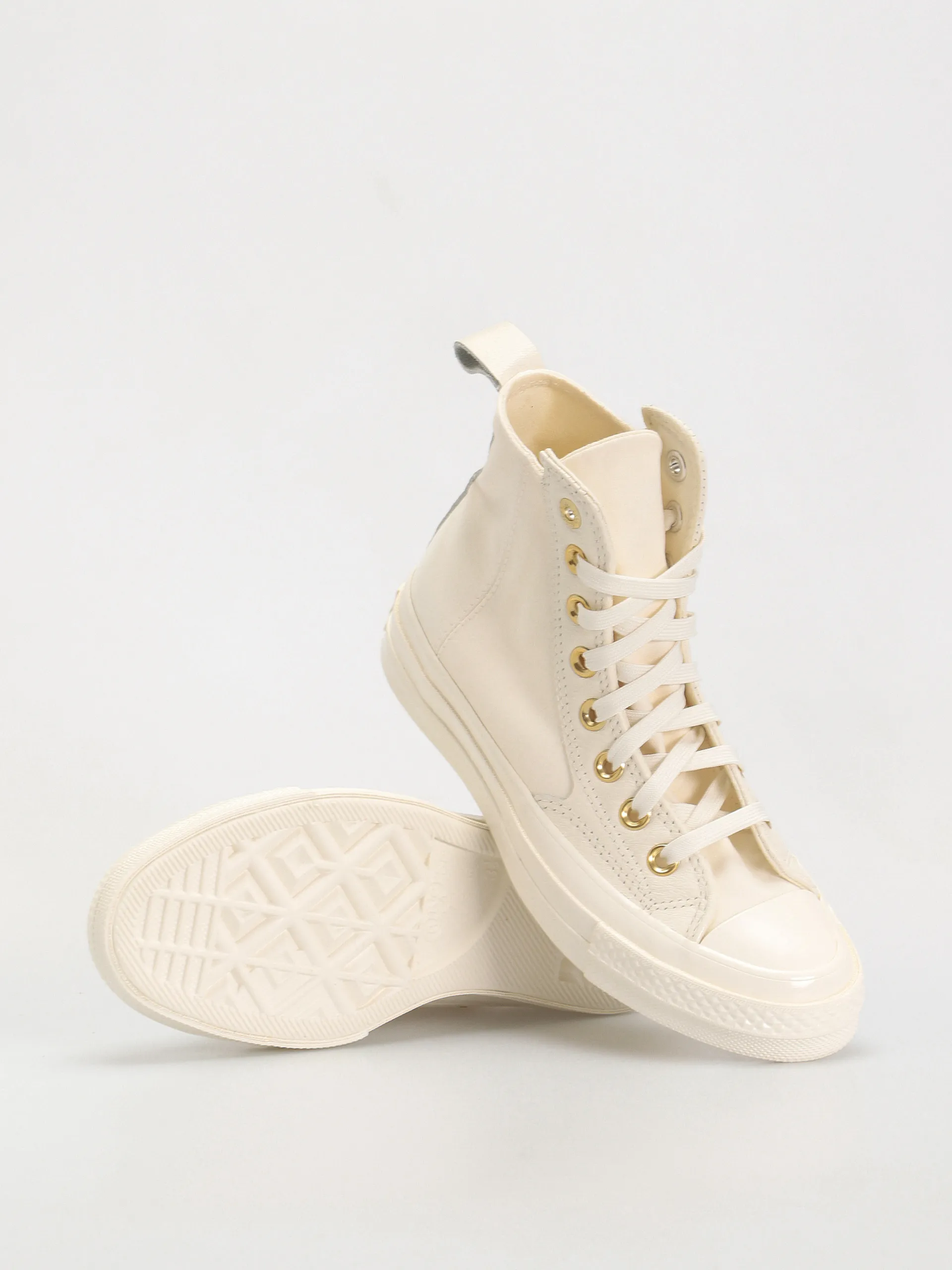 Converse Chuck 70 Hi Chucks (egret/gold/egret)