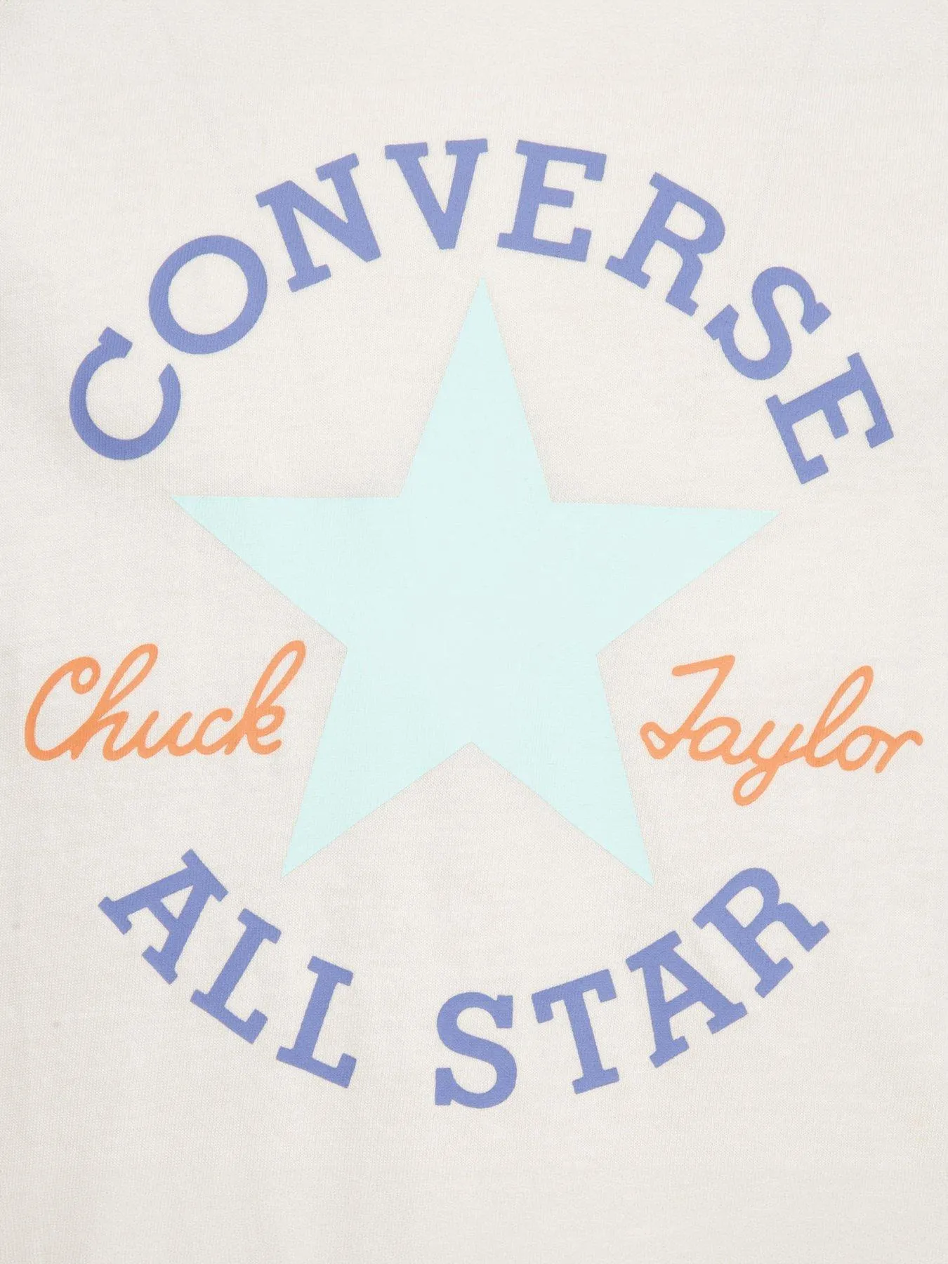 Converse Junior Boys Core Short Sleeve T-shirt - White