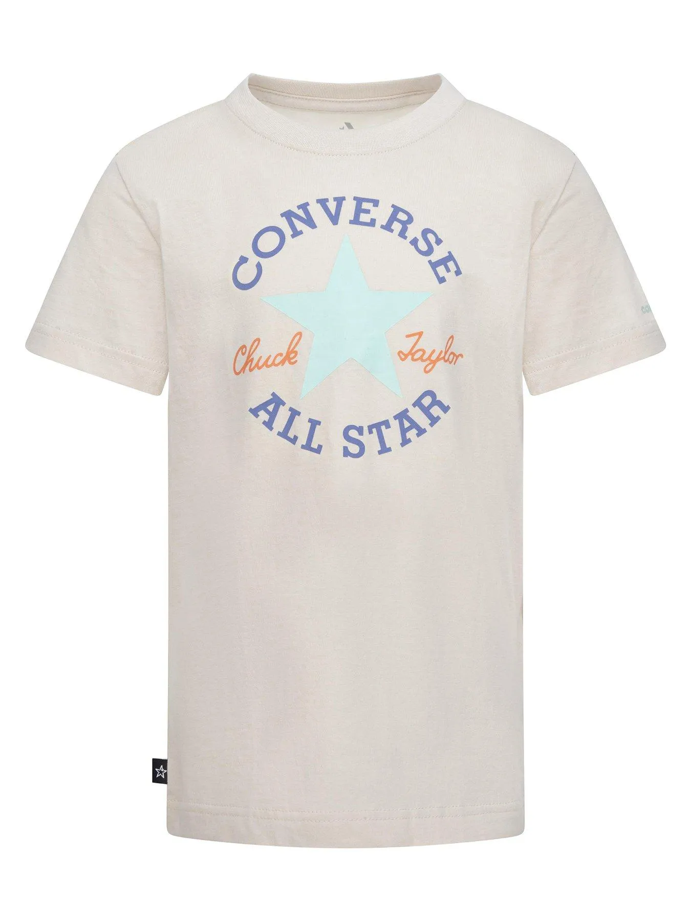 Converse Junior Boys Core Short Sleeve T-shirt - White