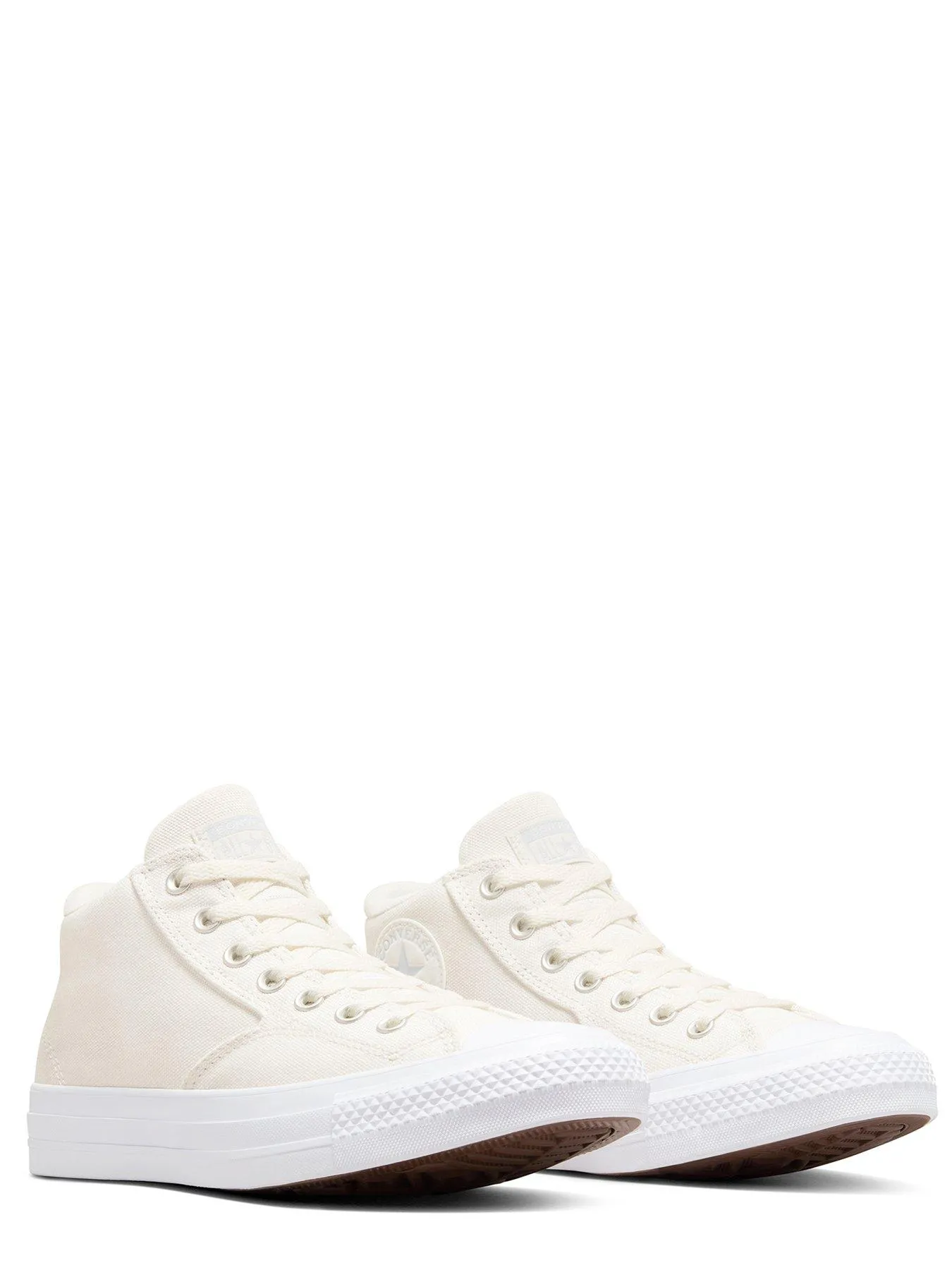 Converse Mens Malden Street Seasonal Color Mid Trainers - White