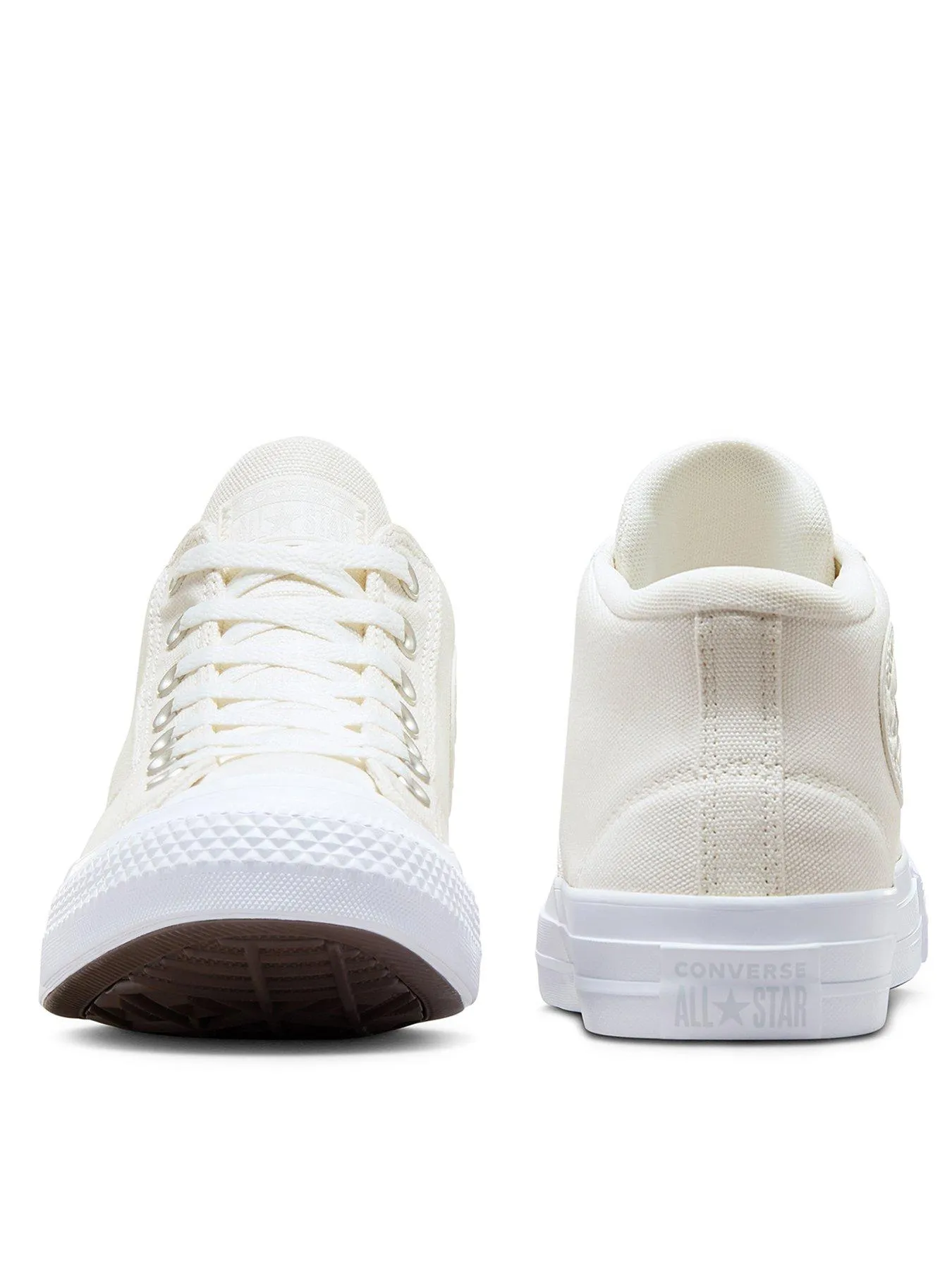 Converse Mens Malden Street Seasonal Color Mid Trainers - White