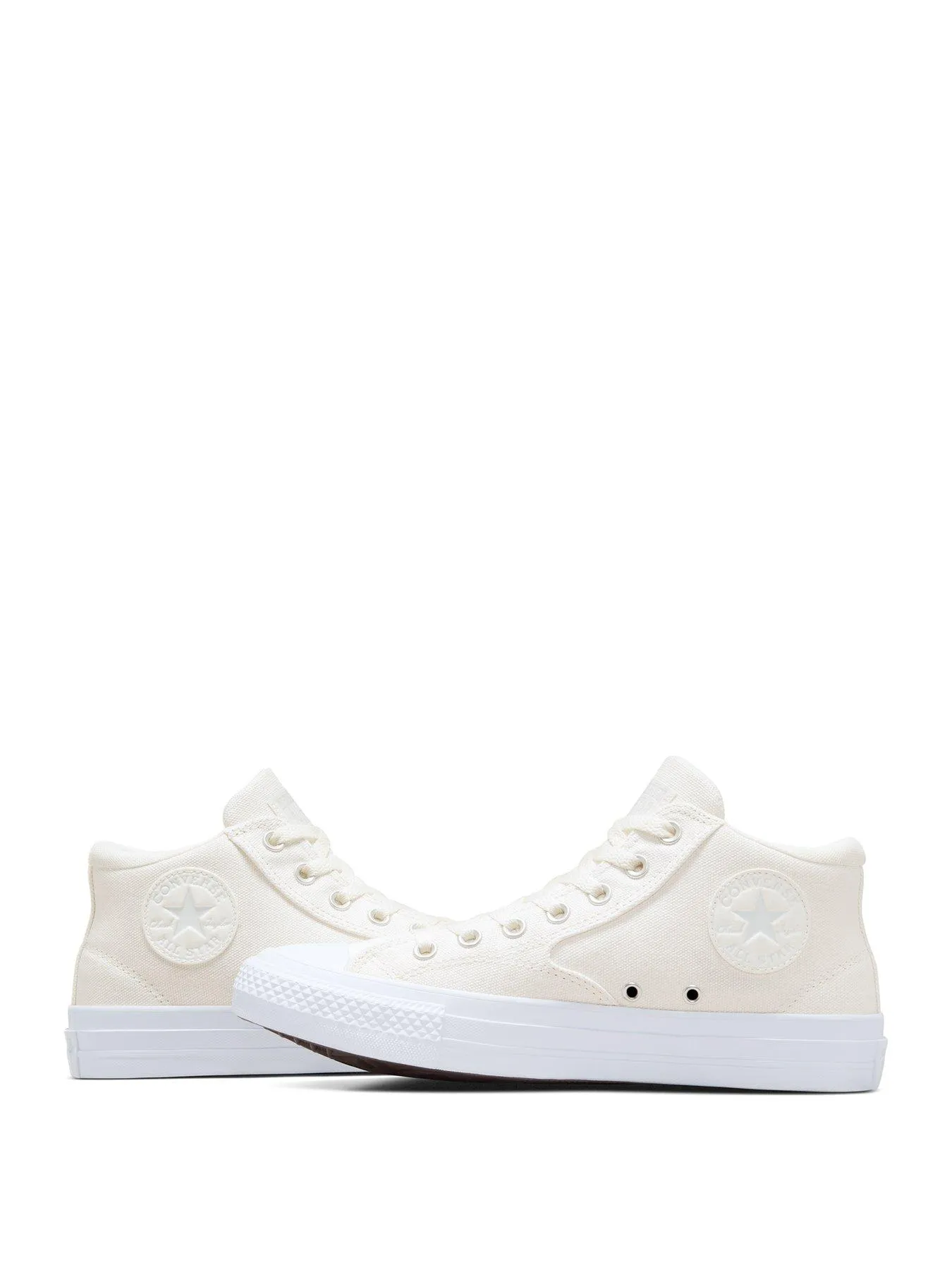 Converse Mens Malden Street Seasonal Color Mid Trainers - White