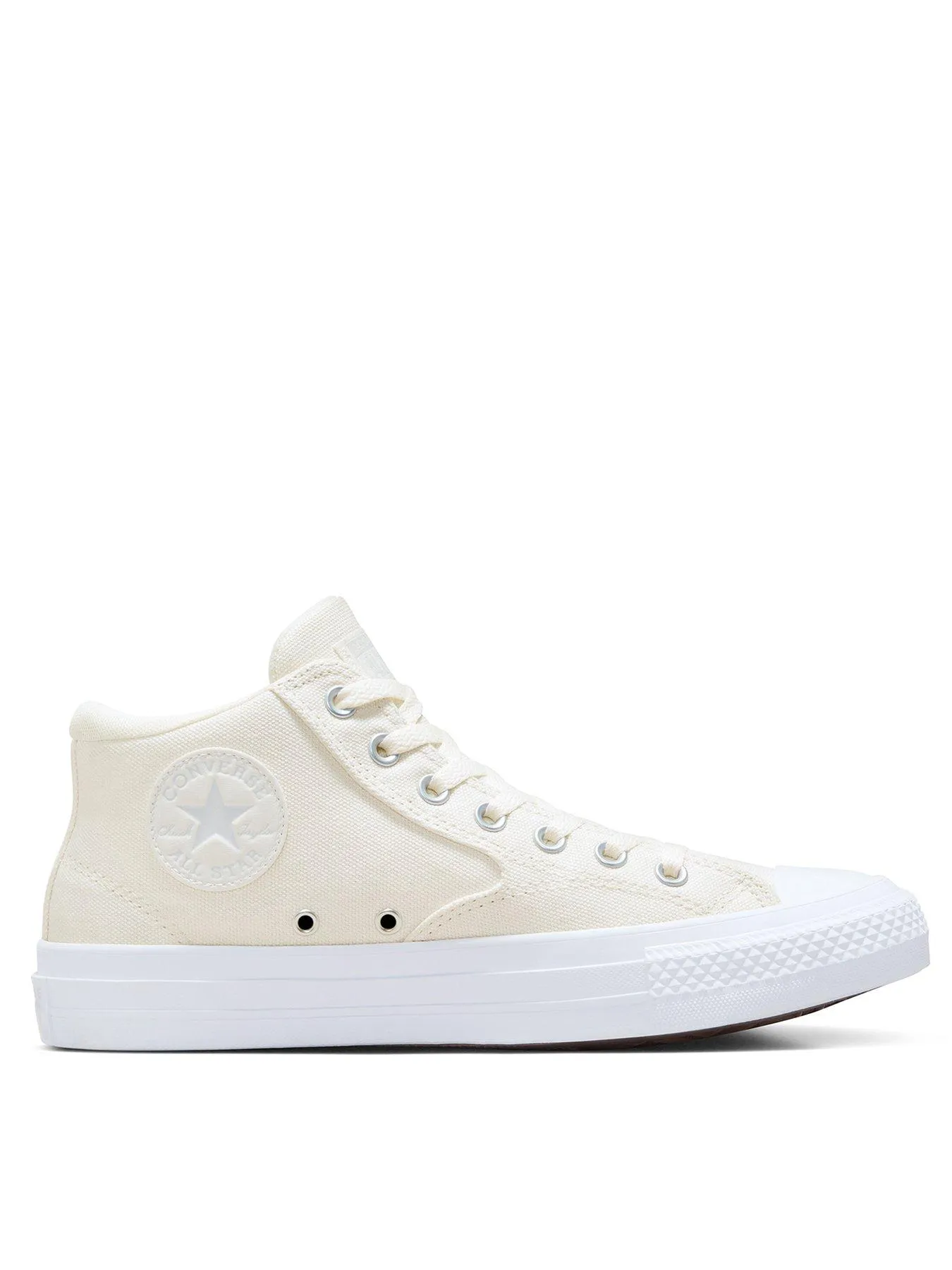 Converse Mens Malden Street Seasonal Color Mid Trainers - White