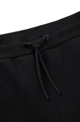 Cotton-blend tracksuit bottoms with contrast insert