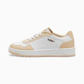 Court Classy Women's Sneakers | PUMA White-Cashew-PUMA Gold | PUMA Staff Picks | PUMA 