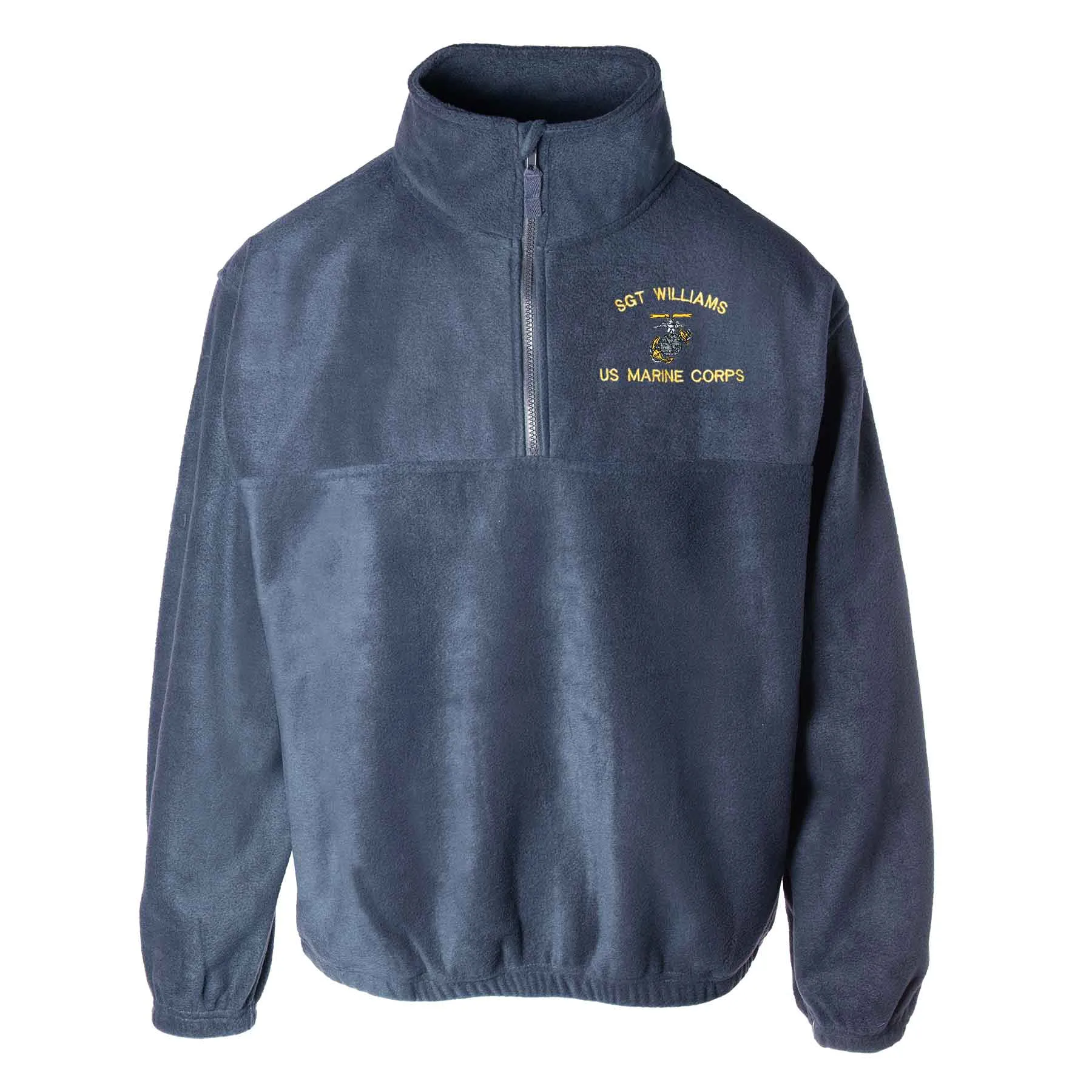 Custom USMC Embroidered 1/4 Zip Fleece