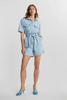 Denim romper