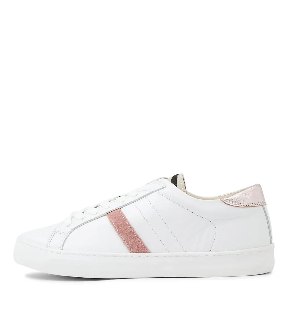 DIANA FERRARI Biema White Rose Gold Multi Sneakers