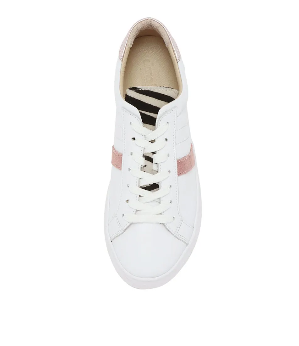 DIANA FERRARI Biema White Rose Gold Multi Sneakers