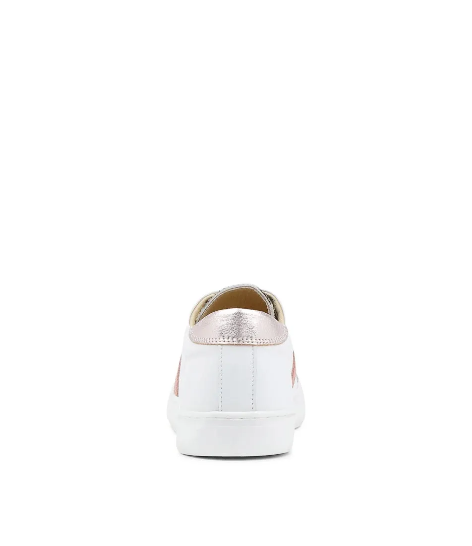 DIANA FERRARI Biema White Rose Gold Multi Sneakers